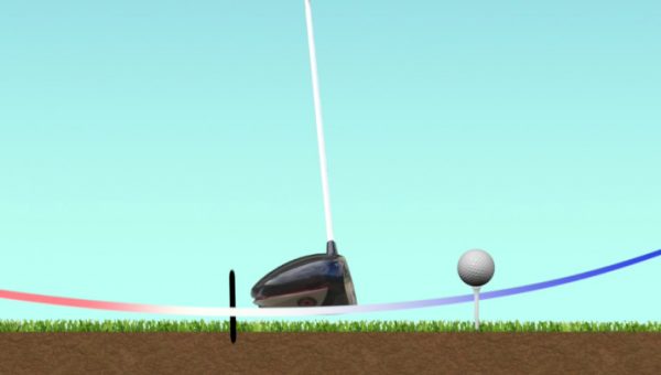 golf driver positive angle of attack